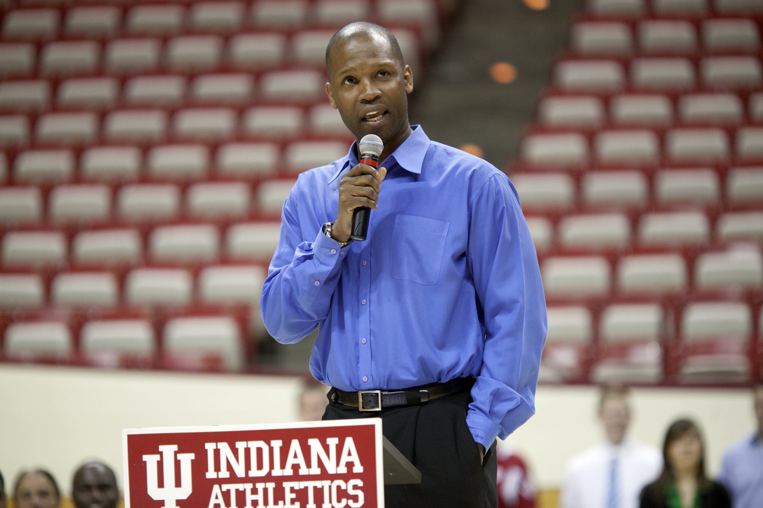 Calbert Cheaney returns to Indiana University (IU)